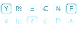 Foreign currency symbols